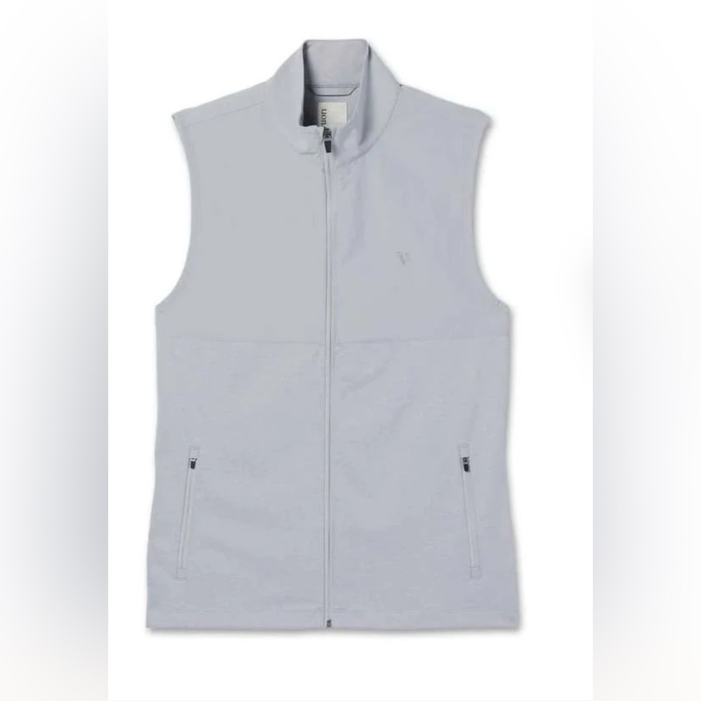 Vuori Men's Larger Gray Sunday Element vest - used but in very good condition
